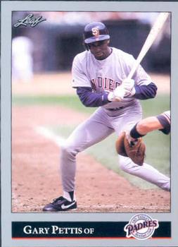 #466 Gary Pettis - San Diego Padres - 1992 Leaf Baseball