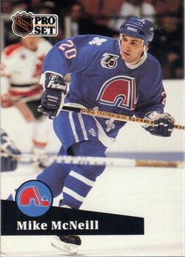 #467 Mike McNeill - 1991-92 Pro Set Hockey