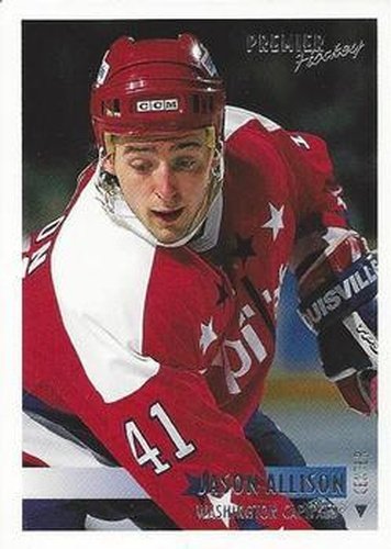 #467 Jason Allison - Washington Capitals - 1994-95 Topps Premier Hockey