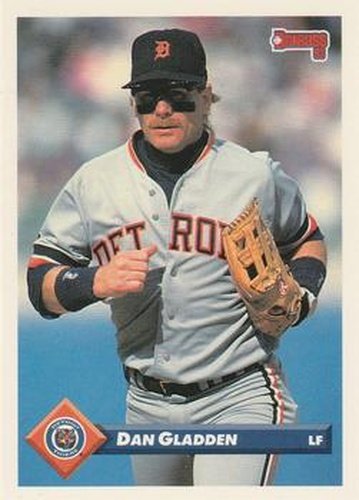 #467 Dan Gladden - Detroit Tigers - 1993 Donruss Baseball