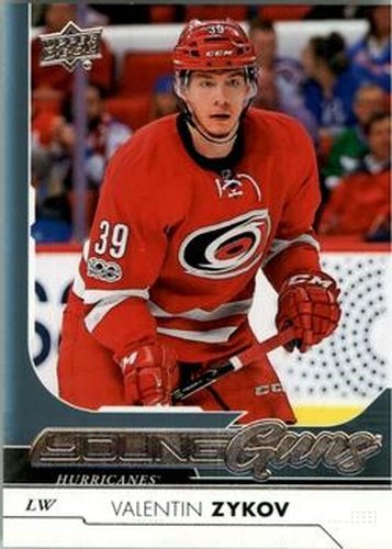 #467 Valentin Zykov - Carolina Hurricanes - 2017-18 Upper Deck Hockey