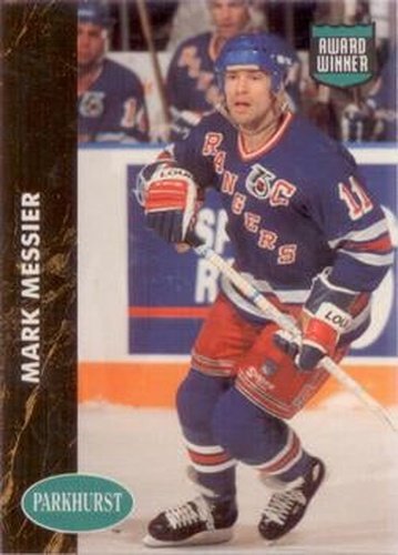 #468 Mark Messier - New York Rangers - 1991-92 Parkhurst Hockey