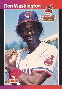 #468 Ron Washington - Cleveland Indians - 1989 Donruss Baseball