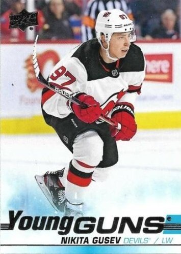 #468 Nikita Gusev - New Jersey Devils - 2019-20 Upper Deck Hockey