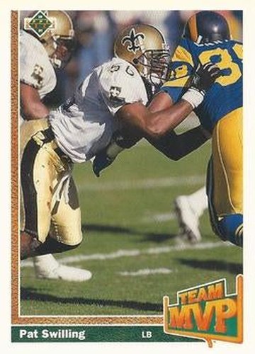 #468 Pat Swilling - New Orleans Saints - 1991 Upper Deck Football