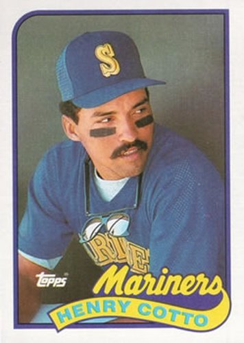 #468 Henry Cotto - Seattle Mariners - 1989 Topps Baseball