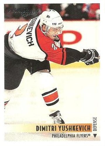 #468 Dimitri Yushkevich - Philadelphia Flyers - 1994-95 Topps Premier Hockey