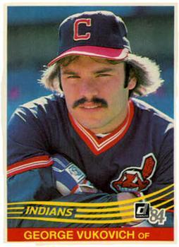 #468 George Vukovich - Cleveland Indians - 1984 Donruss Baseball