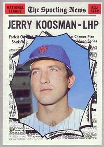 #468 Jerry Koosman - New York Mets - 1970 Topps Baseball