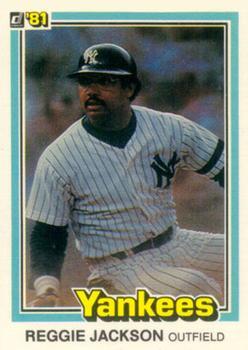 #468 Reggie Jackson - New York Yankees - 1981 Donruss Baseball