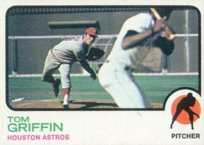 #468 Tom Griffin - Houston Astros - 1973 Topps Baseball