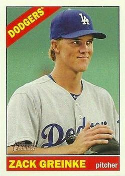 #468 Zack Greinke - Los Angeles Dodgers - 2015 Topps Heritage Baseball