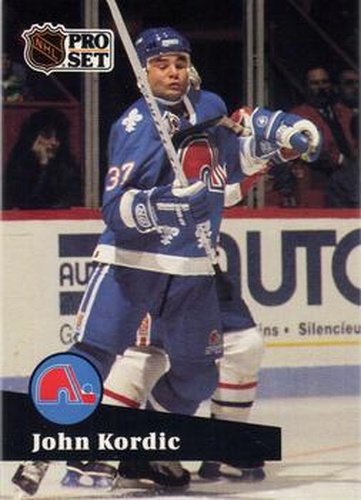 #468 John Kordic - 1991-92 Pro Set Hockey