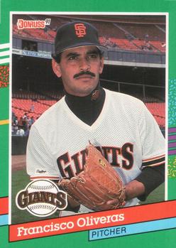 #469 Francisco Oliveras - San Francisco Giants - 1991 Donruss Baseball