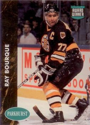 #469 Ray Bourque - Boston Bruins - 1991-92 Parkhurst Hockey