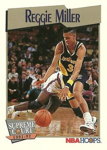 #469 Reggie Miller - Indiana Pacers - 1991-92 Hoops Basketball