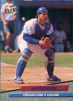 #469 Joe Girardi - Chicago Cubs - 1992 Ultra Baseball