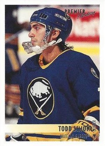 #469 Todd Simon - Buffalo Sabres - 1994-95 Topps Premier Hockey
