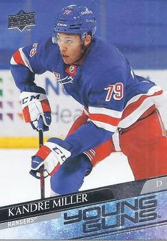 #469 K'Andre Miller - New York Rangers - 2020-21 Upper Deck Hockey