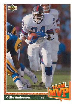 #469 Ottis Anderson - New York Giants - 1991 Upper Deck Football
