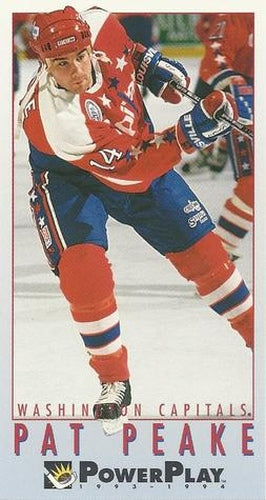 #469 Pat Peake - Washington Capitals - 1993-94 Fleer PowerPlay Hockey