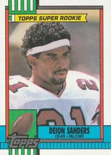 Deion Sanders Football Card (Atlanta Falcons) 1990 Score #95 Rookie :  Collectibles & Fine Art 