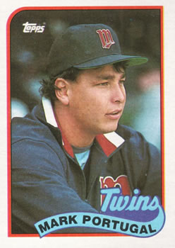 #46 Mark Portugal - Minnesota Twins - 1989 Topps Baseball