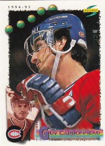 #46 Guy Carbonneau - Montreal Canadiens - 1994-95 Score Hockey