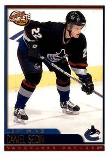 #46 Daniel Sedin - Vancouver Canucks - 2003-04 Pacific Complete Hockey