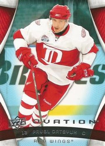 #46 Pavel Datsyuk - Detroit Red Wings - 2009-10 Upper Deck Ovation Hockey
