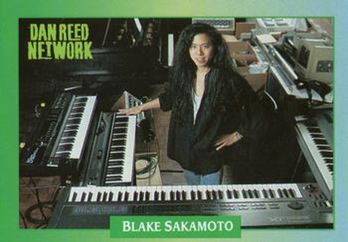 #46 Blake Sakamoto - 1991 Brockum Rock Cards