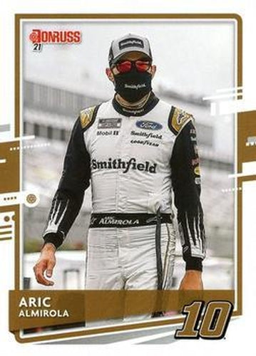 #46 Aric Almirola - Stewart-Haas Racing - 2021 Donruss Racing