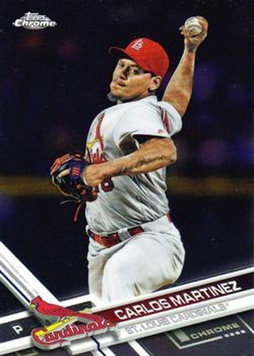 #46 Carlos Martinez - St. Louis Cardinals - 2017 Topps Chrome Baseball