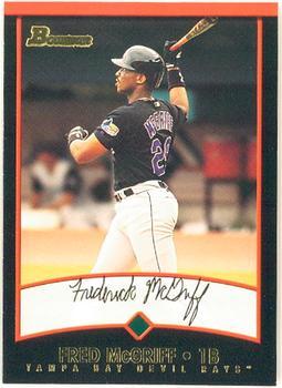 #46 Fred McGriff - Tampa Bay Devil Rays - 2001 Bowman Baseball