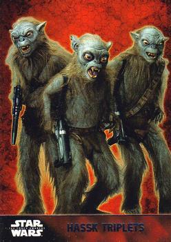 #46 Hassk Triplets - 2015 Topps Star Wars The Force Awakens