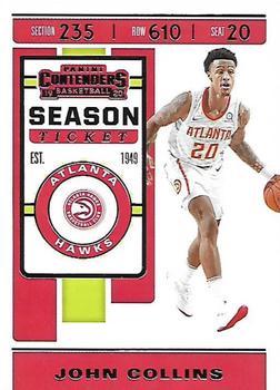 #46 John Collins - Atlanta Hawks - 2019-20 Panini Contenders Basketball