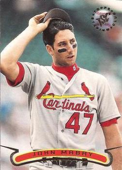 #46 John Mabry - St. Louis Cardinals - 1996 Stadium Club Baseball