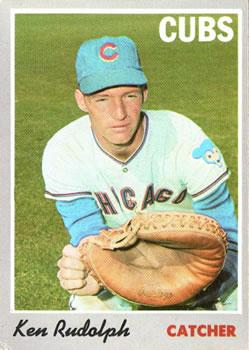 #46 Ken Rudolph - Chicago Cubs - 1970 Topps Baseball