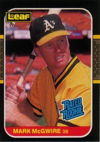 #46 Mark McGwire - Oakland Athletics - 1987 Leaf Baseball