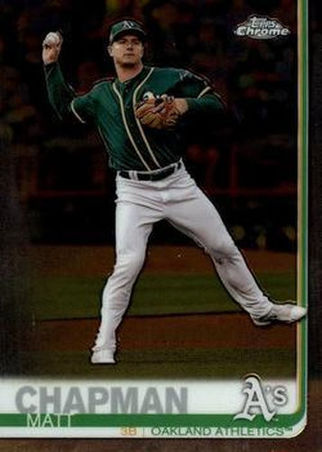 #46 Matt Chapman - Oakland Athletics - 2019 Topps Chrome Baseball