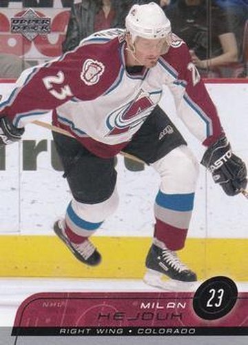 #46 Milan Hejduk - Colorado Avalanche - 2002-03 Upper Deck Hockey