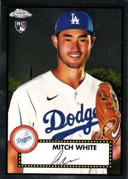 #46 Mitch White - Los Angeles Dodgers - 2021 Topps Chrome Platinum Anniversary Baseball