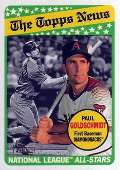 #46 Paul Goldschmidt - Arizona Diamondbacks - 2018 Topps Heritage Baseball