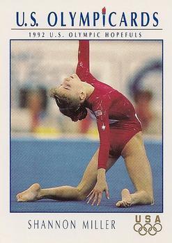 #46 Shannon Miller - USA - 1992 Impel U.S. Olympic Hopefuls