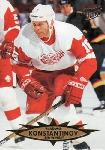 #46 Vladimir Konstantinov - Detroit Red Wings - 1995-96 Ultra Hockey