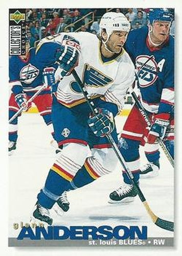 #46 Glenn Anderson - St. Louis Blues - 1995-96 Collector's Choice Hockey