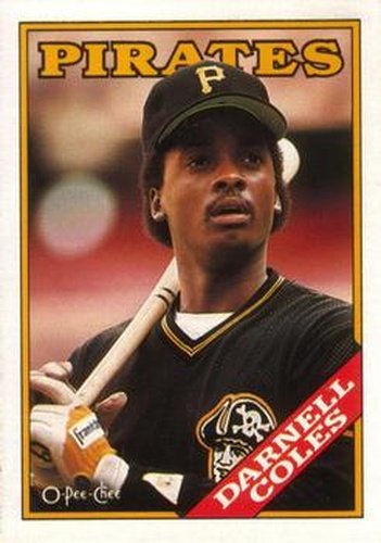#46 Darnell Coles - Pittsburgh Pirates - 1988 O-Pee-Chee Baseball