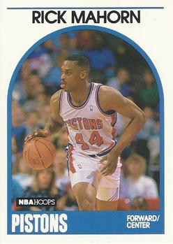 #46 Rick Mahorn - Detroit Pistons - 1989-90 Hoops Basketball