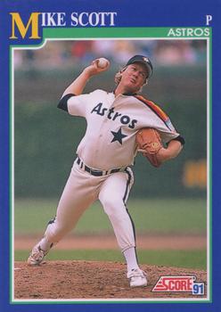 #46 Mike Scott - Houston Astros - 1991 Score Baseball