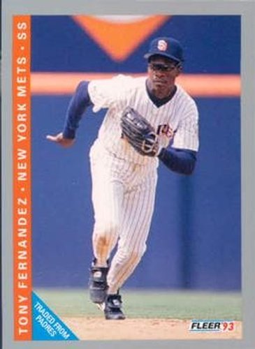#470 Tony Fernandez - New York Mets - 1993 Fleer Baseball